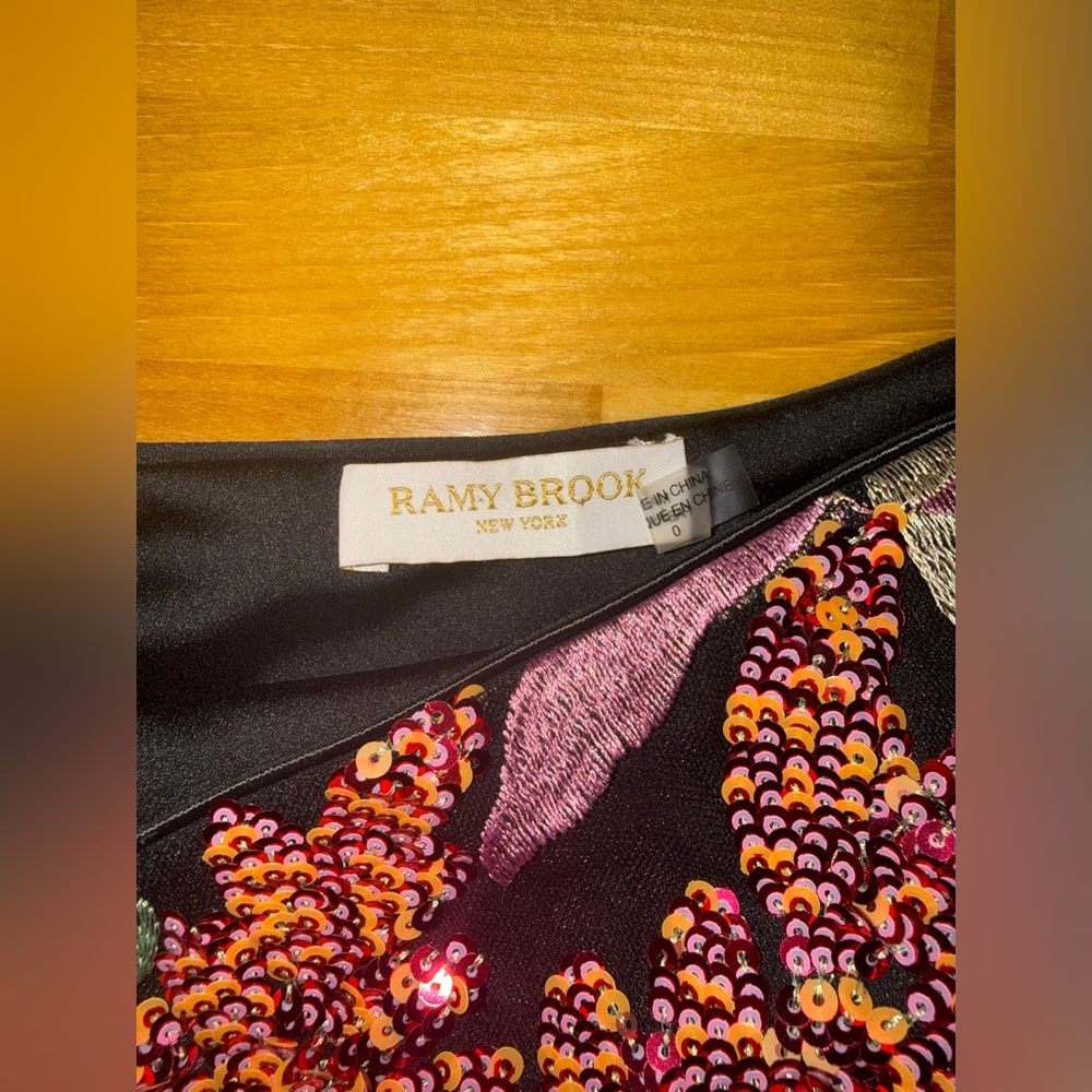 Ramy Brook Sequin & Embroidered Mini Dress - Picture 10 of 10
